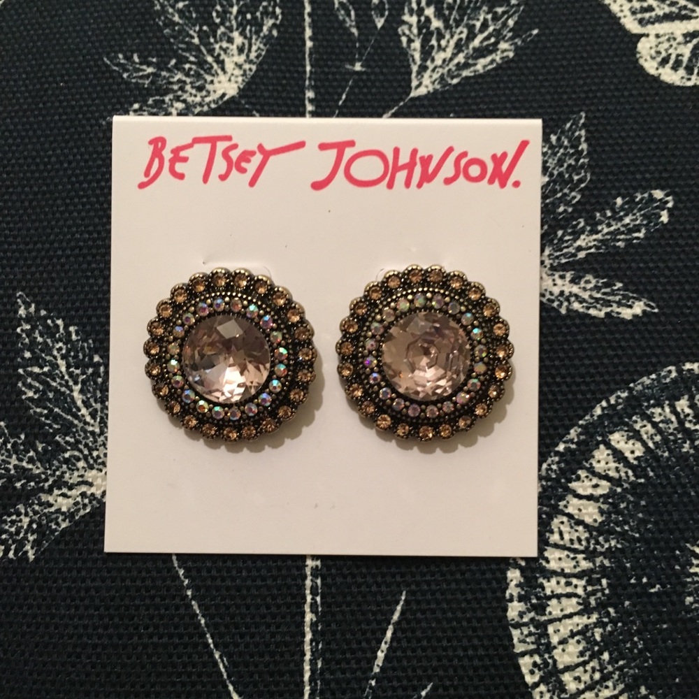 Betsey Johnson stud earrings